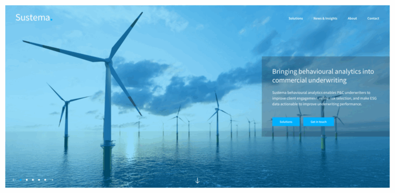 Sustema: Enhancing Underwriting with Behavioural Analytics for P&C Insurance