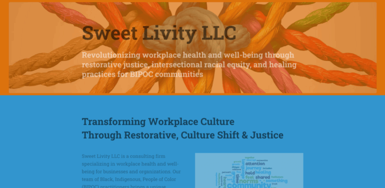 Sweet Livity LLC: Transforming Workplace Culture for BIPOC Communities