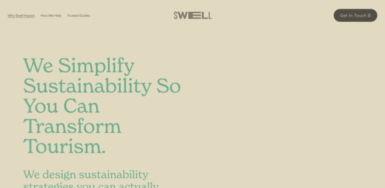 Swell Impact Brands: Transforming Tourism Through Sustainable Strategies