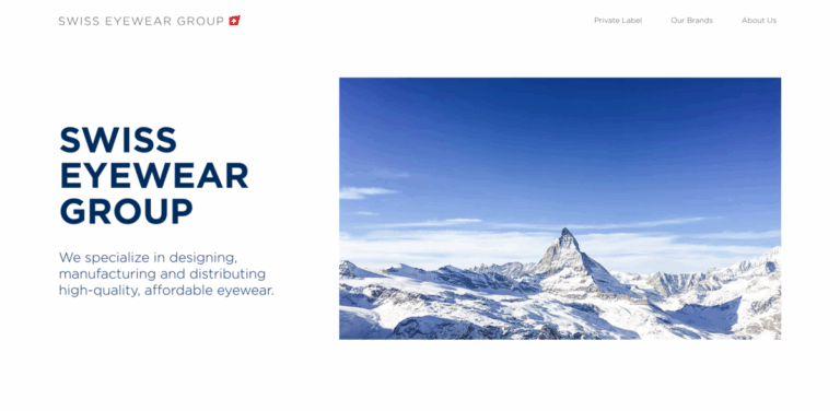 Swiss Eyewear Group: Quality Eyewear for Everyone, Everywhere