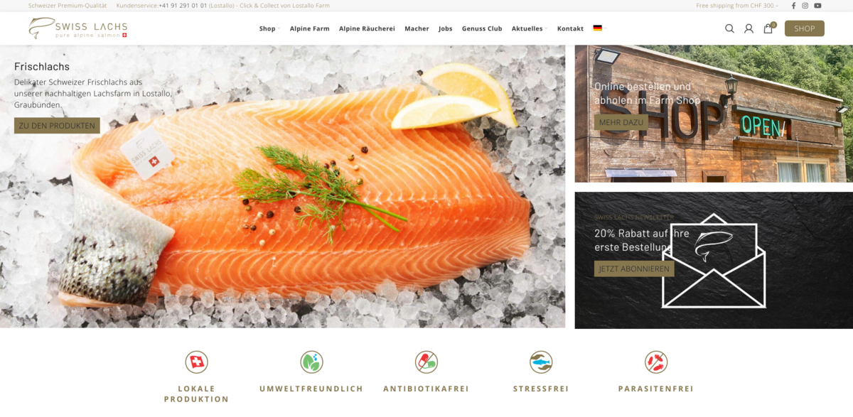SWISS LACHS salmon