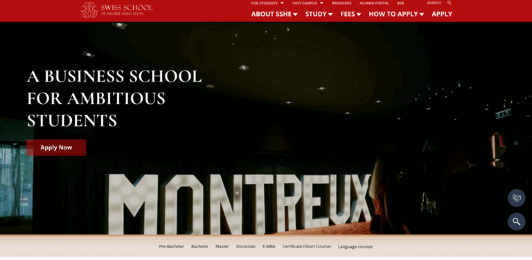 Swiss School of Higher Education: A Premier Institution for Business Education