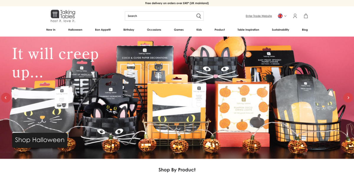 Talking Tables party supplies