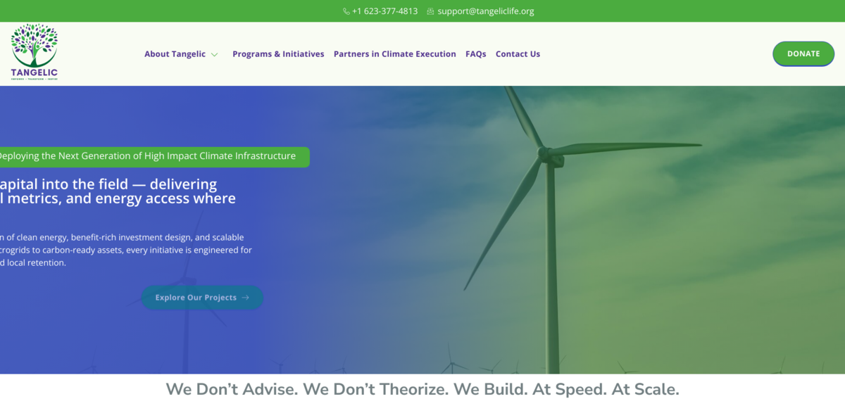 Tangelic clean energy solutions