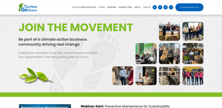 Techies Go Green: A Community for Sustainable Business Practices