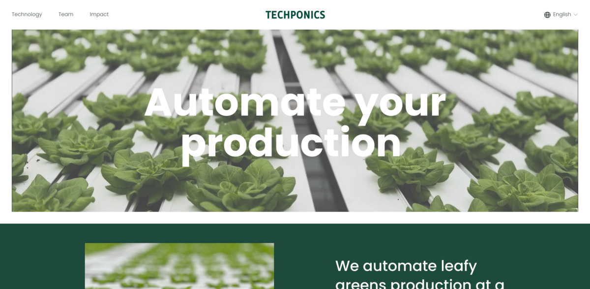 Techponics hydroponic system