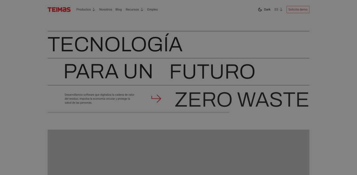 TEIMAS waste management software