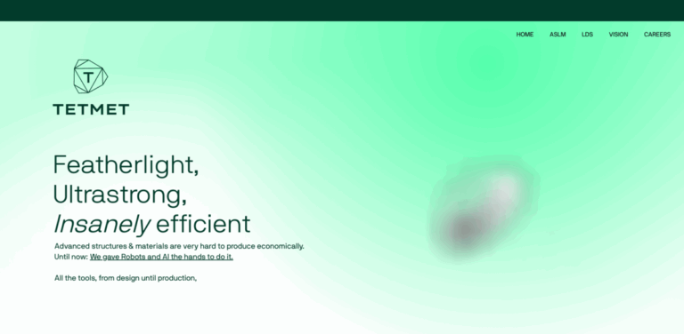 TETMET: Transforming Advanced Structures and Materials Production