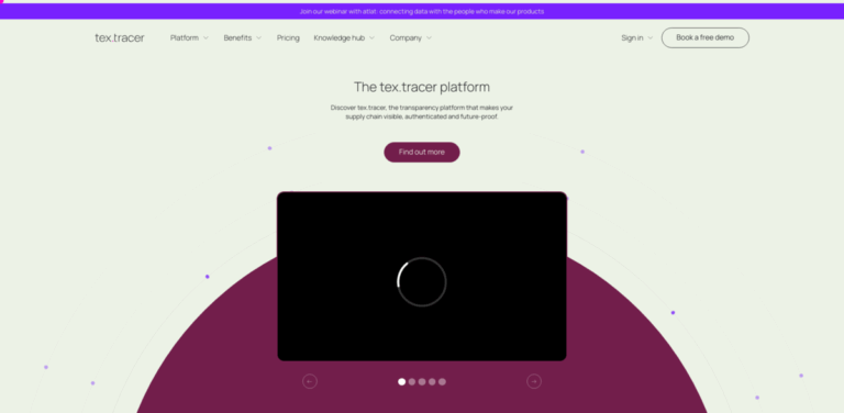 Tex.Tracer: A Transparency Platform for Supply Chain Visibility