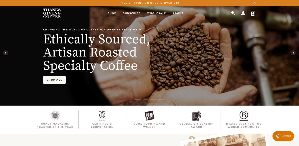 Thanksgiving Coffee Company