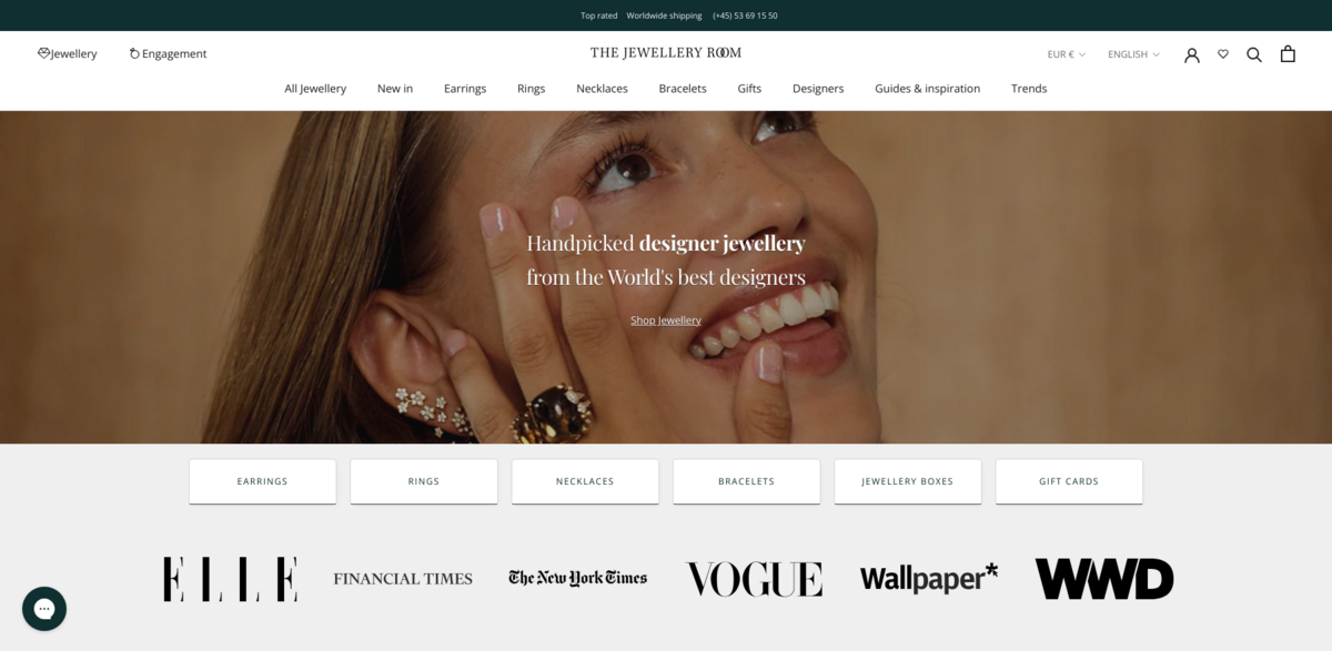 unique design jewellery