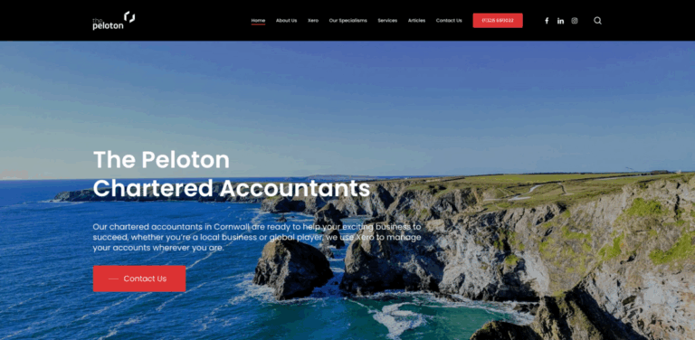 The Peloton: Expert Chartered Accountants Supporting Businesses in Cornwall