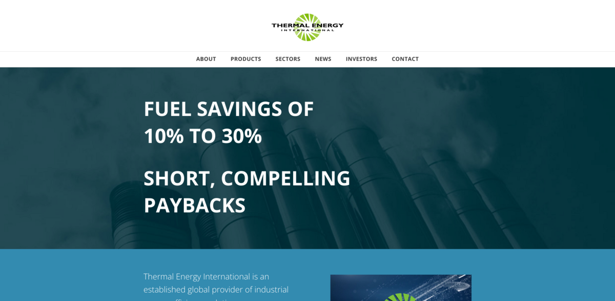 Thermal Energy International Inc.