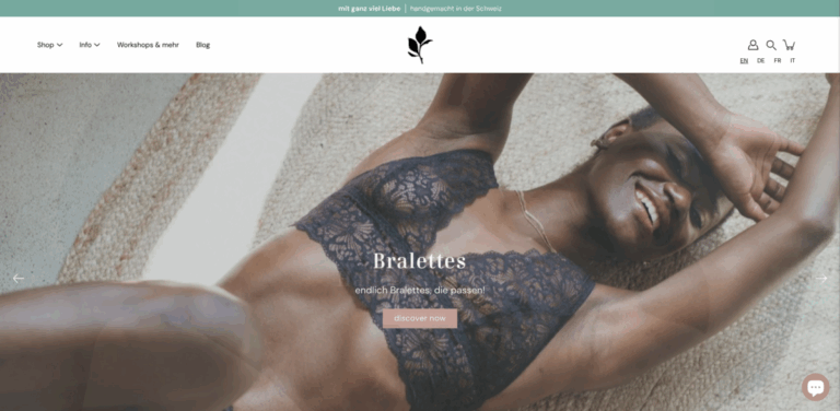 Thoughts of September: Sustainable Lingerie Crafted with Love in Switzerland
