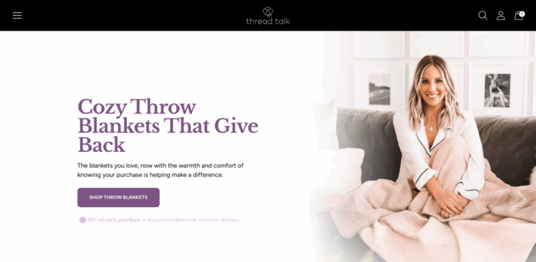 Thread Talk: Cozy Blankets Supporting Domestic Violence Survivors
