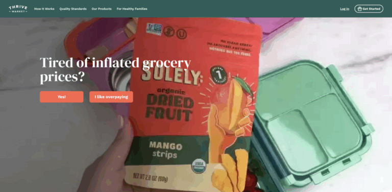 Thrive Market: Your Online Marketplace for Organic and Sustainable Groceries