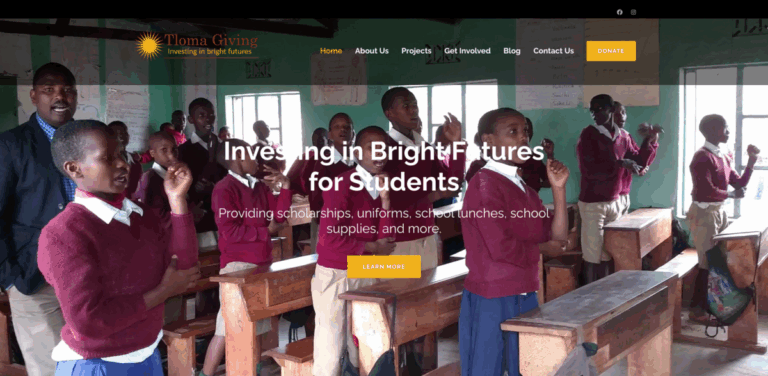 Tloma Giving Project: Investing in Education and Community Development