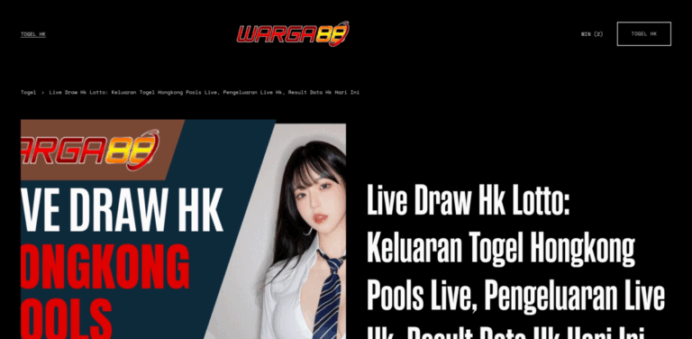 Hongkong Pools: Your Trusted Source for Live Togel HK Draw Results