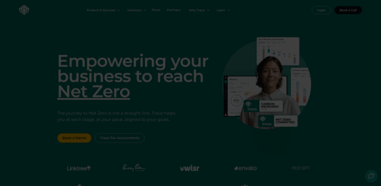 Trace: Your Virtual Sustainability Team for Net Zero Success