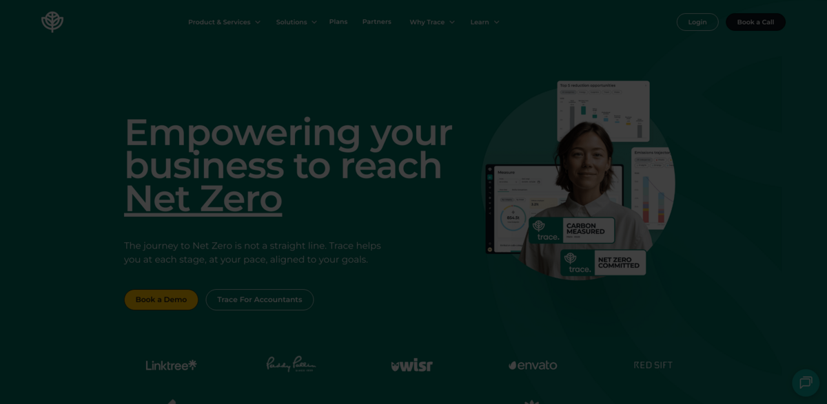 Trace sustainability platform