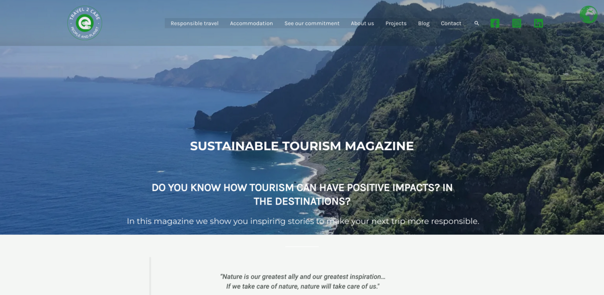 sustainable tourism