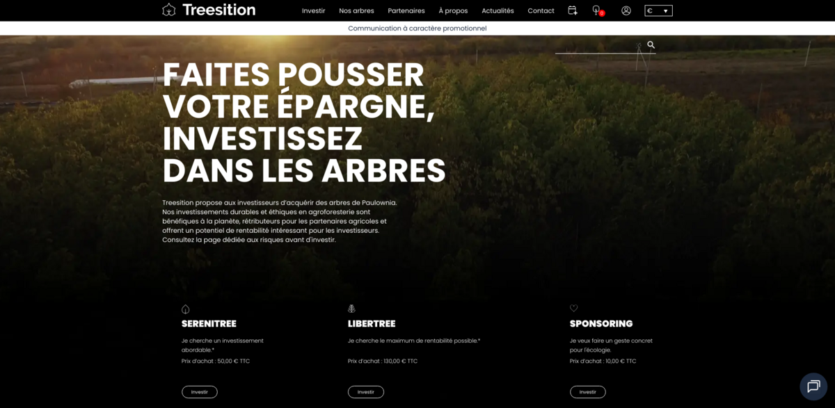 Treesition sustainable investment