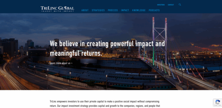 TriLinc Global: Empowering Investors for Impactful Change