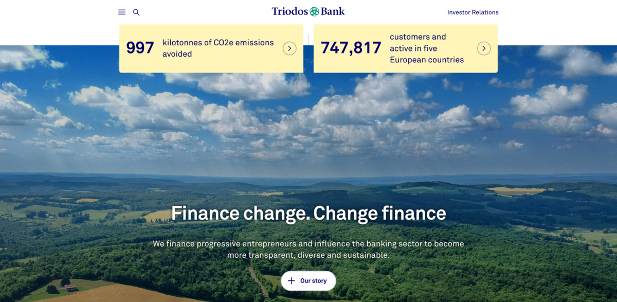 Triodos Bank sustainable banking