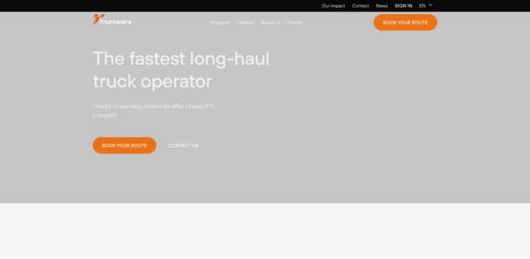 Trucksters: Innovative Express Relay Transportation for Efficient Freight