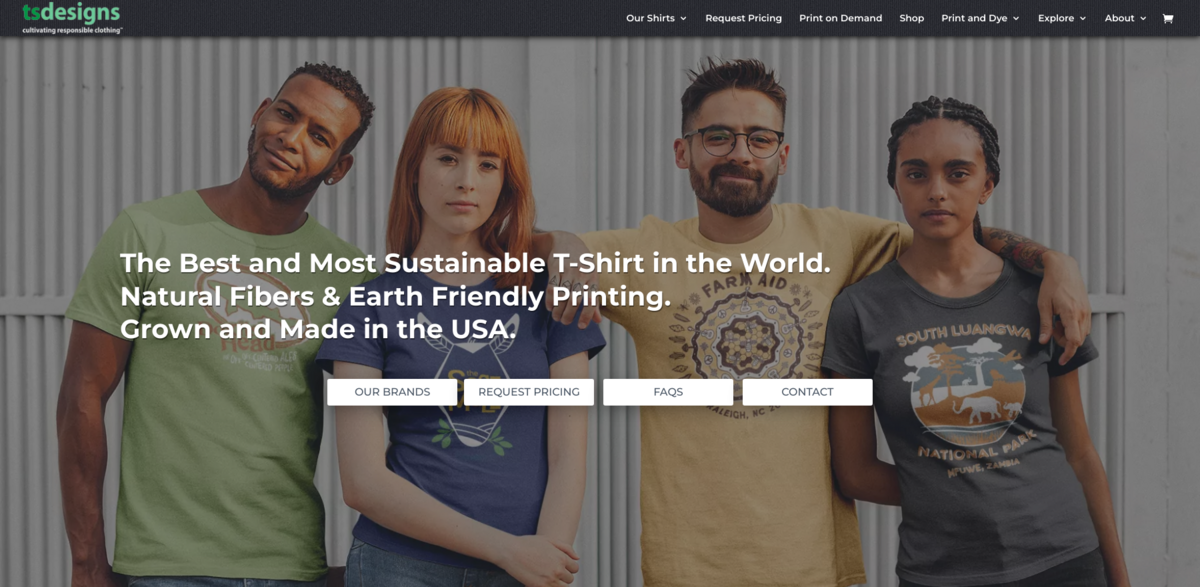 sustainable t-shirt manufacturing