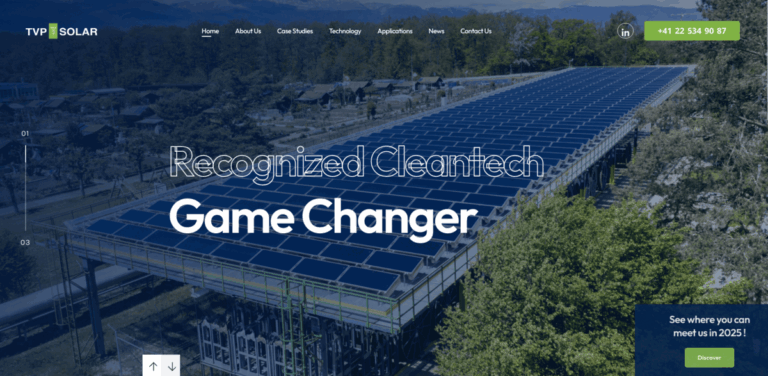 TVP Solar: Providing Carbon-Free Solutions for Industrial Heat Consumption