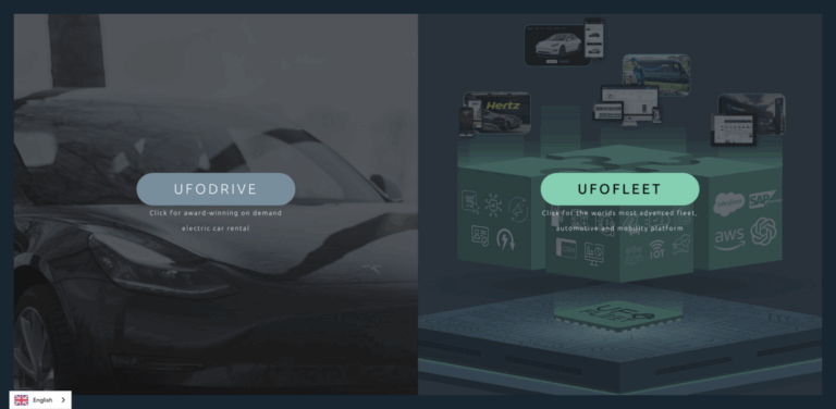 UFODRIVE: On-Demand Electric Car Rental Service for Eco-Friendly Travel