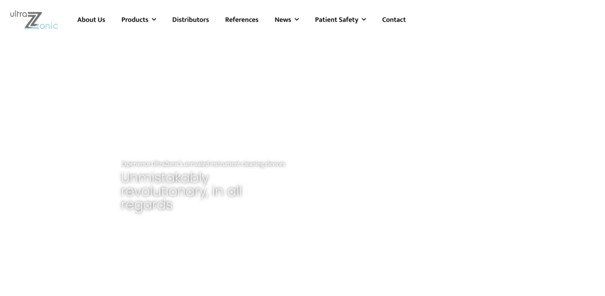 UltraZonic infection control technologies