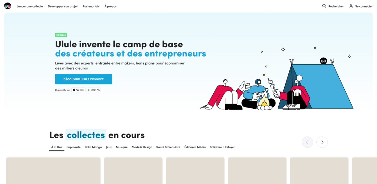 Ulule crowdfunding platform