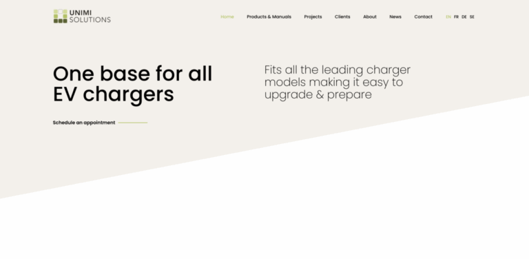 Unimi: Building Modular EV Charger Infrastructure for a Sustainable Future