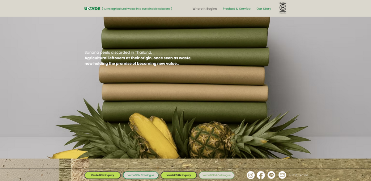 UPCYDE agricultural waste upcycling