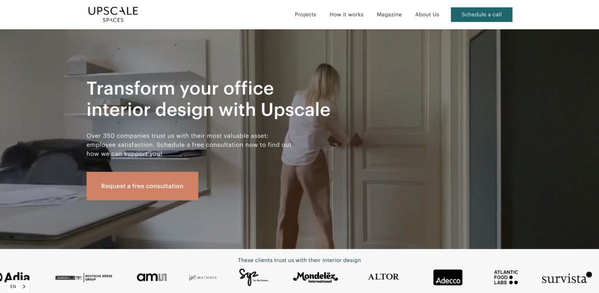 Upscale Spaces office interior design