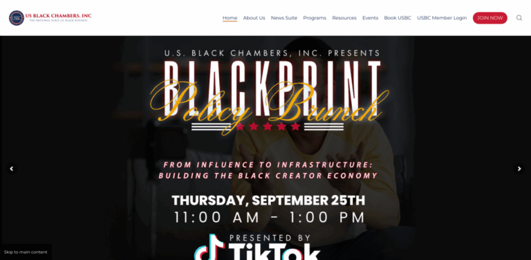 U.S. Black Chambers, Inc.: Empowering Black Businesses Through Advocacy and Resources