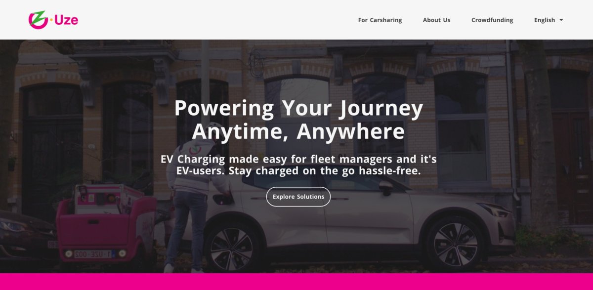 Uze mobile EV charging solutions