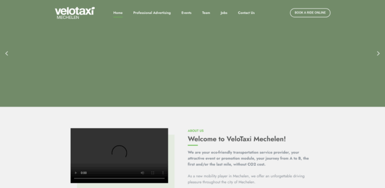 Velotaxi Mechelen: Eco-Friendly Transport Service for a Greener City