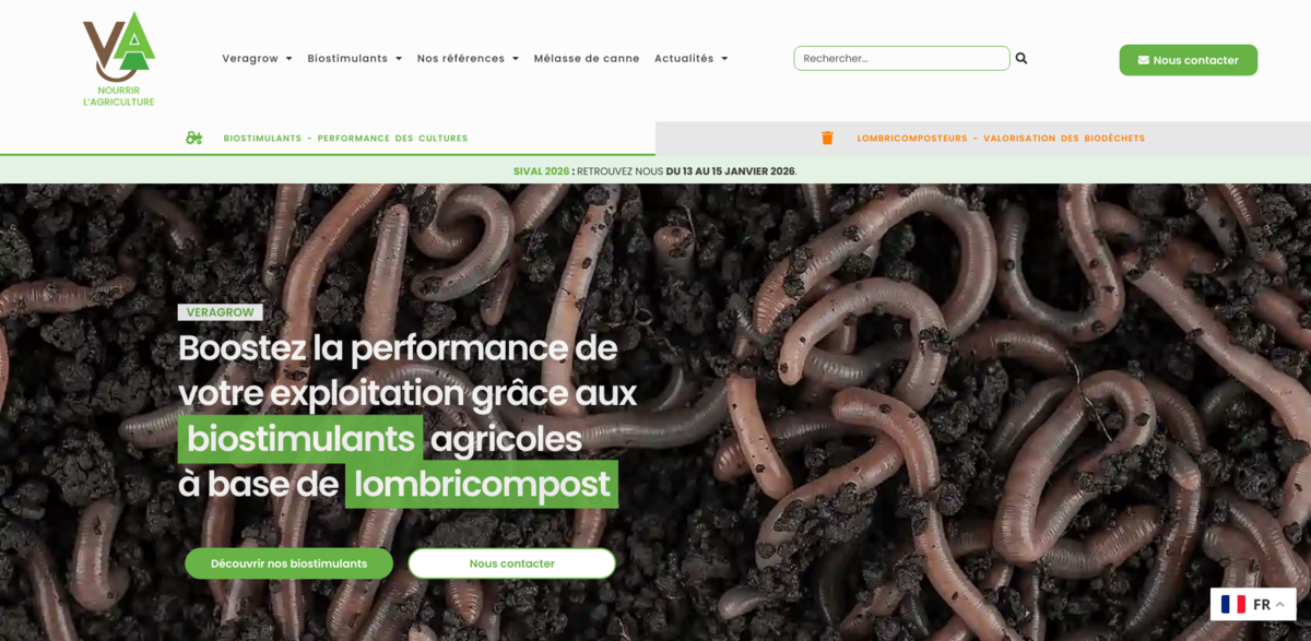 Veragrow earthworm biostimulants