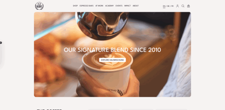 ViCAFE Online Shop: Quality Coffee with Sustainable Sourcing