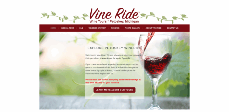 Vine Ride: Intimate Wine Tours in the Petoskey Wine Region