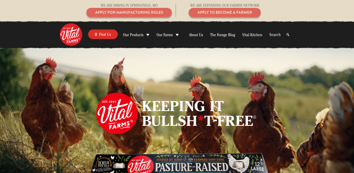 Vital Farms ethical food production