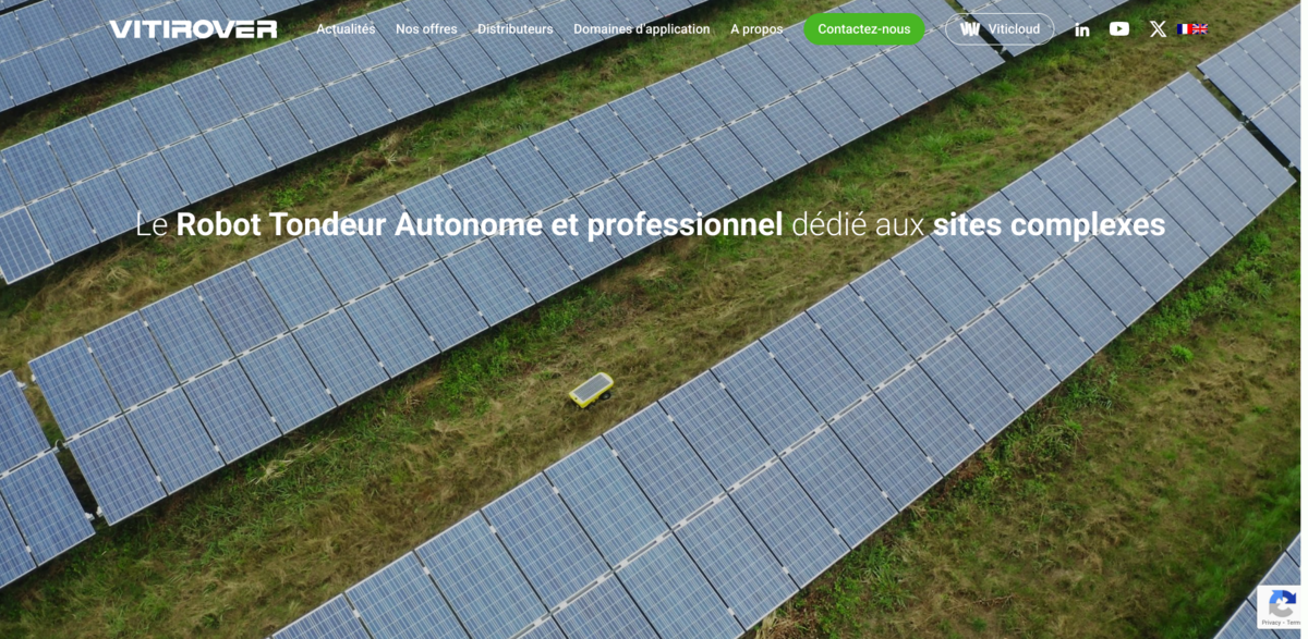 Vitirover autonomous mower