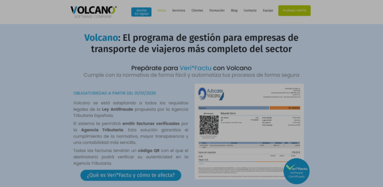 Volcano: Comprehensive Management Software for Passenger Transport Companies