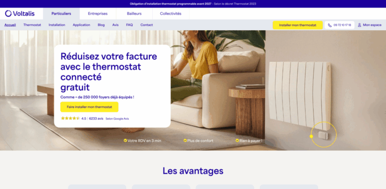 Voltalis: Smart Thermostats for Energy Efficiency and Cost Savings