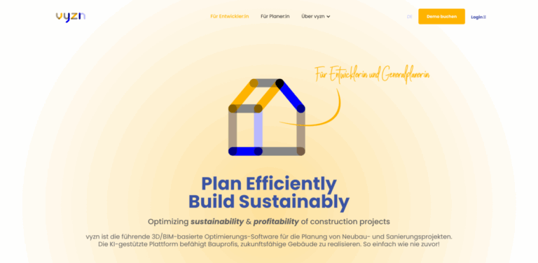 vyzn: Advanced 3D/BIM Optimization Software for Sustainable Construction