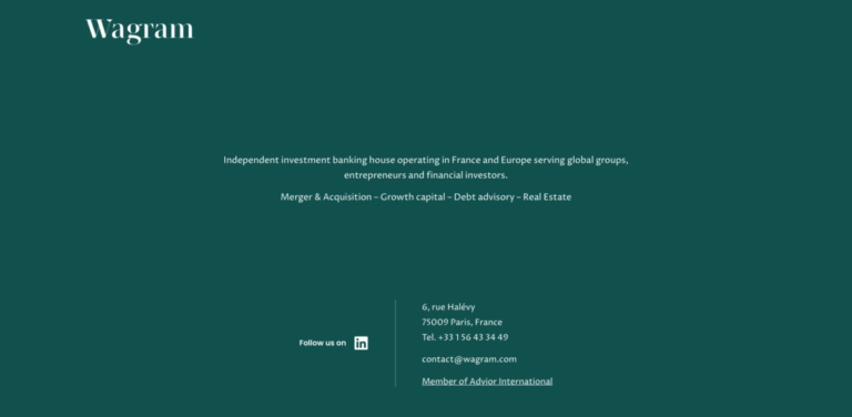 Wagram Corporate Finance: Tailored Investment Banking Solutions in Europe
