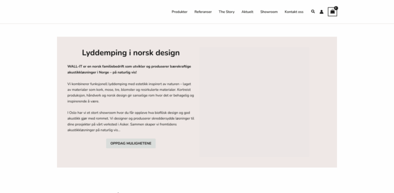 WALL-IT: Sustainable Acoustic Solutions Inspired by Nature